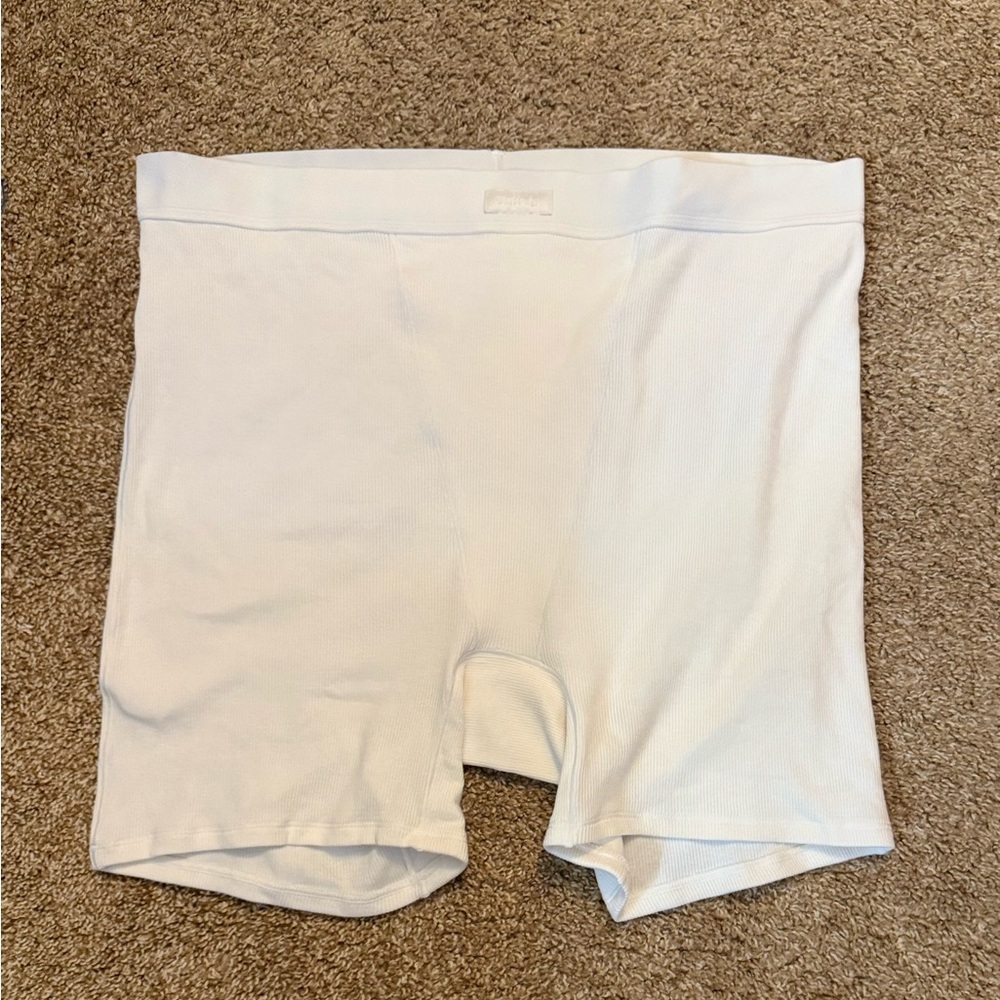SKIMS Marble Cotton Rib Boxer